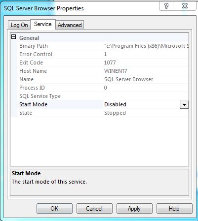 Initial SQL Server Configuration