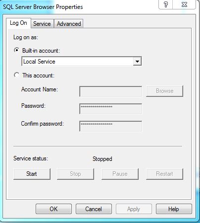 Initial SQL Server Configuration
