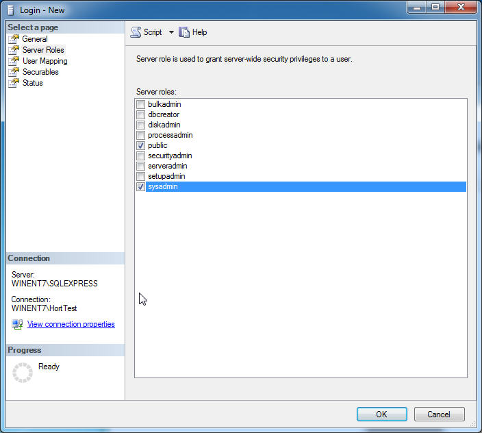 Sql Server Authentication